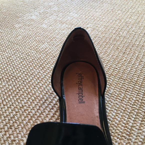 Jeffrey Campbell | Open Case Black Patent Leather Loafers - Picture 7 of 10